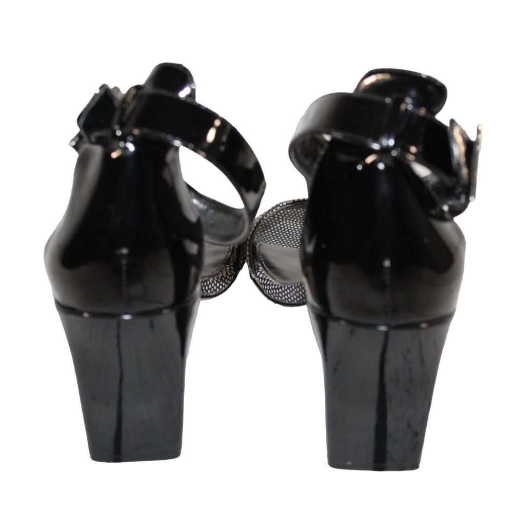 Calvin Klein Women Sz 8.5M Peep Toe Strappy Block - Picture 5 of 12